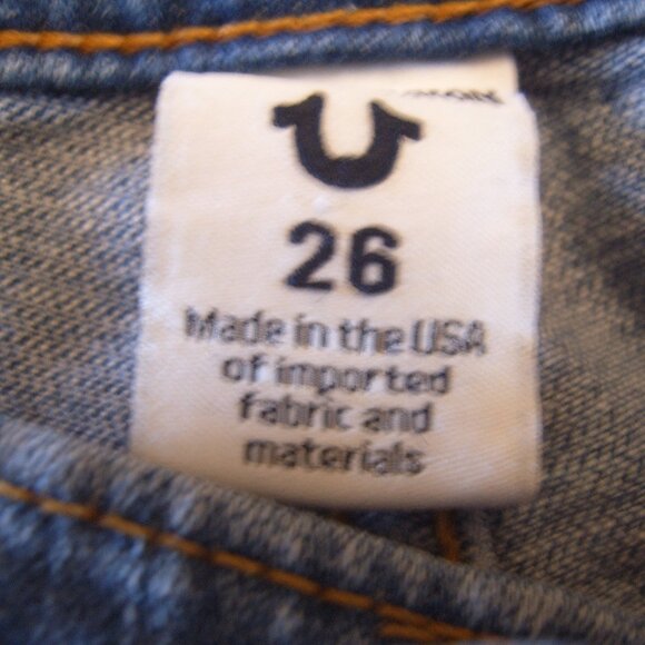 Like New Excellent Condition True Religion Women Jeans sz 26 Made in USA - Picture 4 of 5